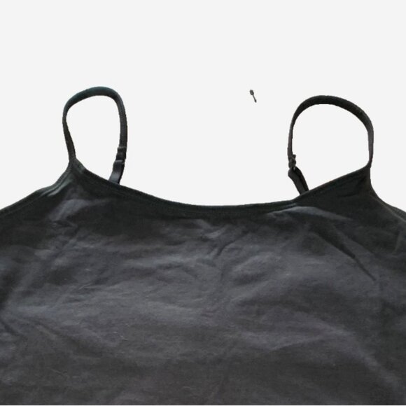 Attracosports Black Cotton Cami w/ Built-In Bra 2X NWT Stretch Tank Top - Picture 4 of 7